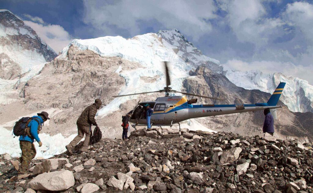 everest heli tour in nepal