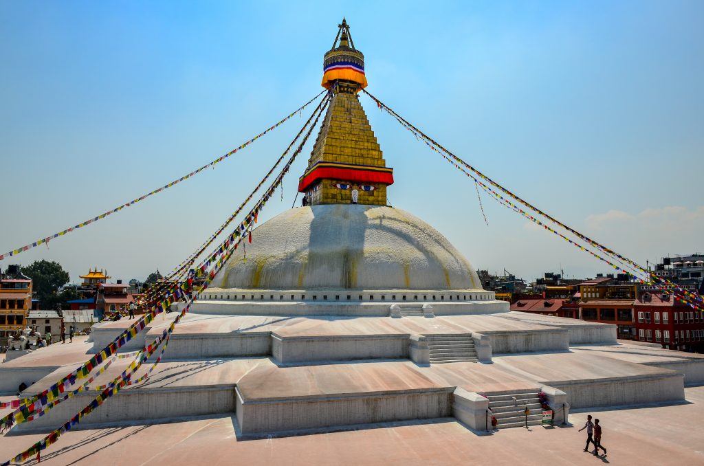 arrival in kathmandu 