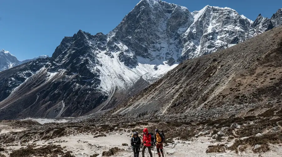 Trekkers admiring the View