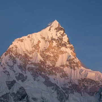 Close view of mount Nuptse