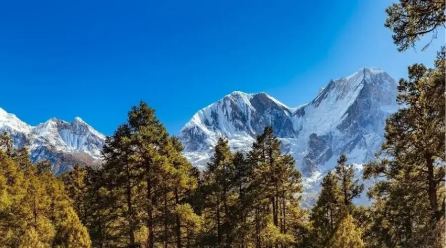 A beautiful landscpe seen during the Manaslu trek