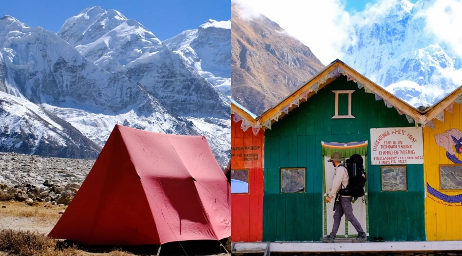 Accommodation During Kanchenjunga Trekking