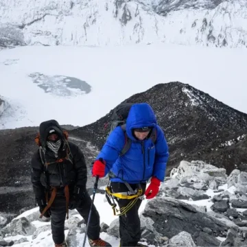 Ascending Island Peak Summit