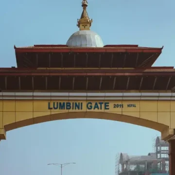 Gate of Lumbini Nepal