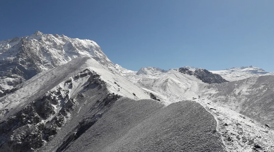 High altitude peak in Langtang region