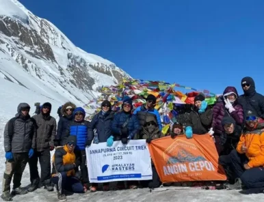 Himalayan Masters Team at Annapurna Circuit Trek