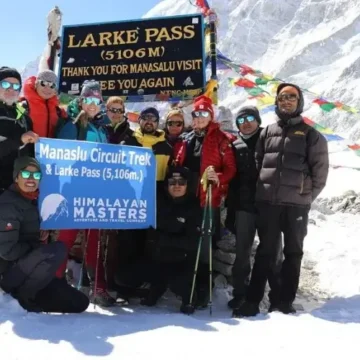 Himalayan Masters at Larkya La Pass