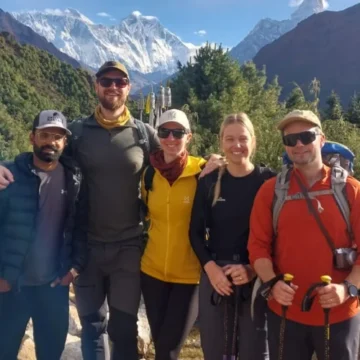 Himalayan Masters team at EBC Gokyo Lakes Trek