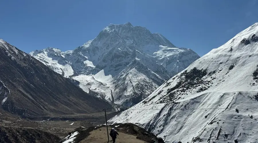 Majestic view of mountain clicked from Shyala