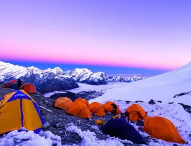 Mera peak High Camp Photo