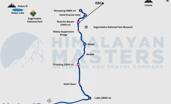 Mount-Everest-View-Trek-Map