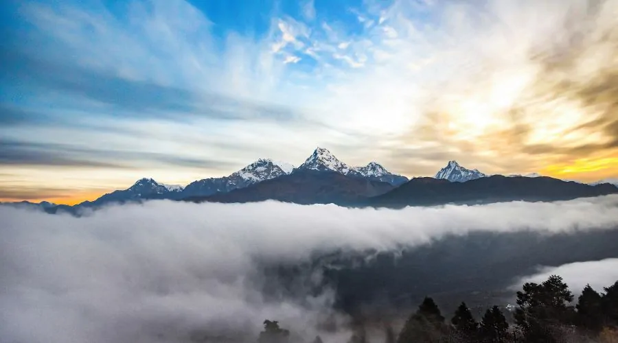 Mountain View seen from Ghorepani Poon Hill Trek