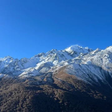 Mountains seen from Kyanjin Gompa