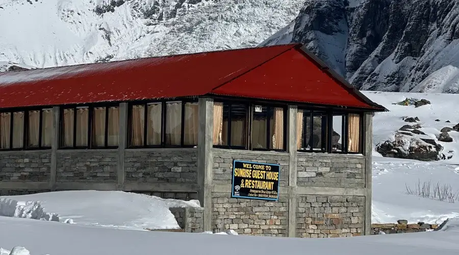 Teahouse in Annapurna Base Camp Trek