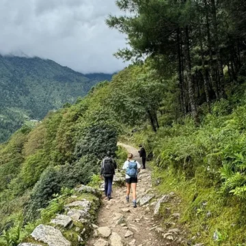 Trek route of Everest Base Camp Trek