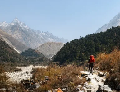 Trek route of Kanchenjunga Base Camp