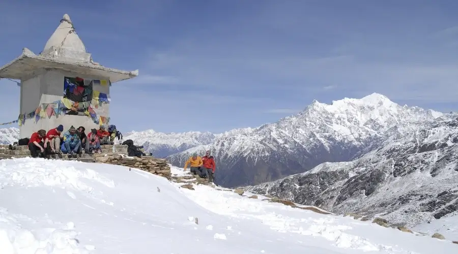 Trekkers enjoying the scenery