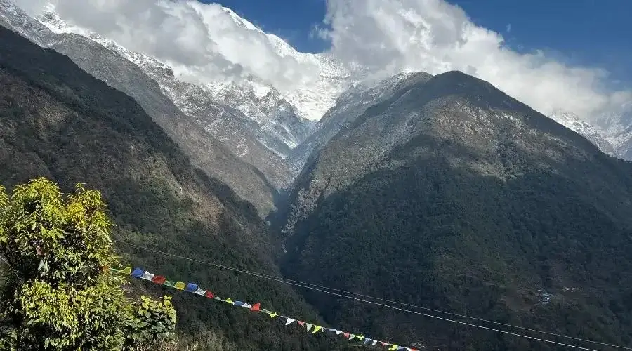 View Seen from Chhomrong