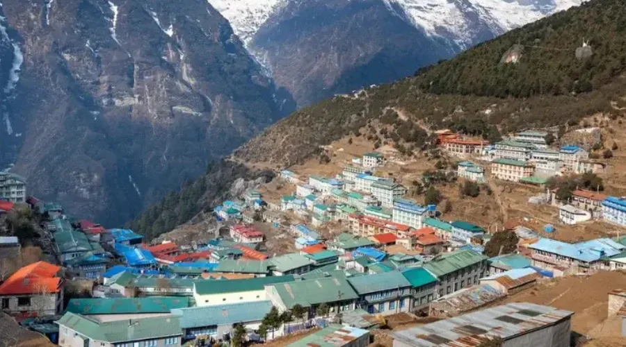 View from Namche Nepal