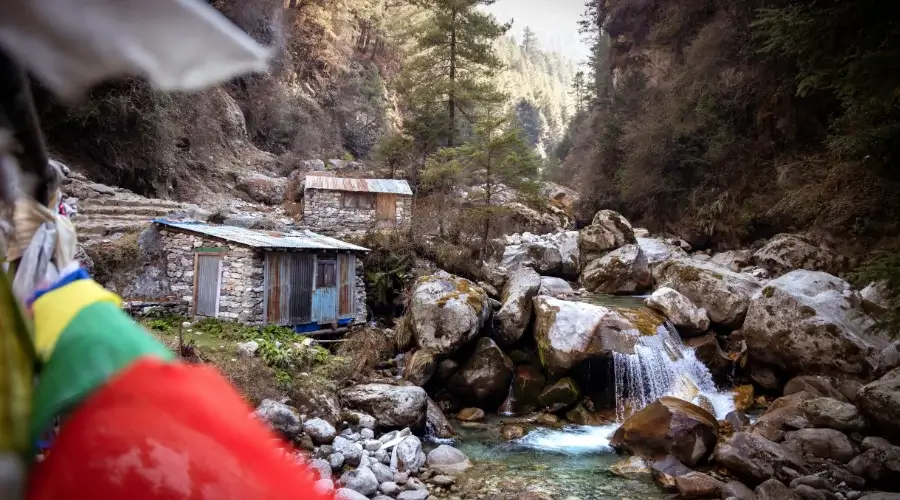 A small river in the Everest region