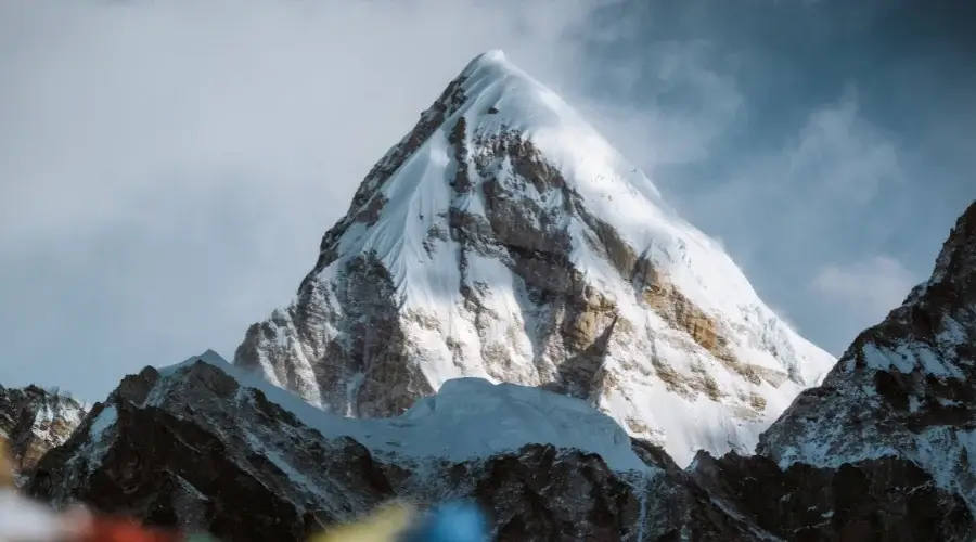 Mount Ama Dablam Seen from Lobuche East Peak