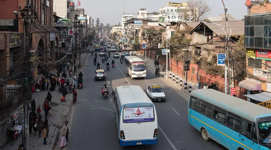 Vehicles in Kathmandu