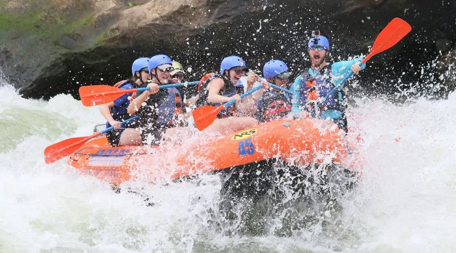 Rafting in rivers of Nepal