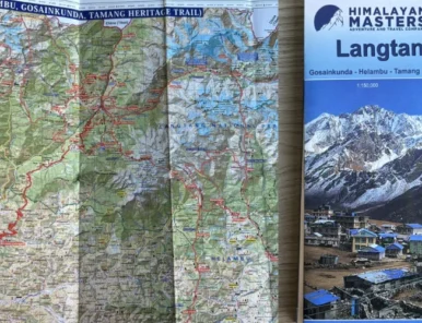 Langtang Trek Map