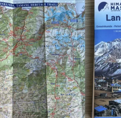 Langtang Trek Map