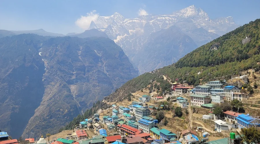 Namche Bazaar, the gateway to EBC Trek