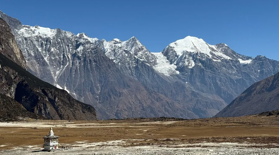 Snow capped mountain of Nepal