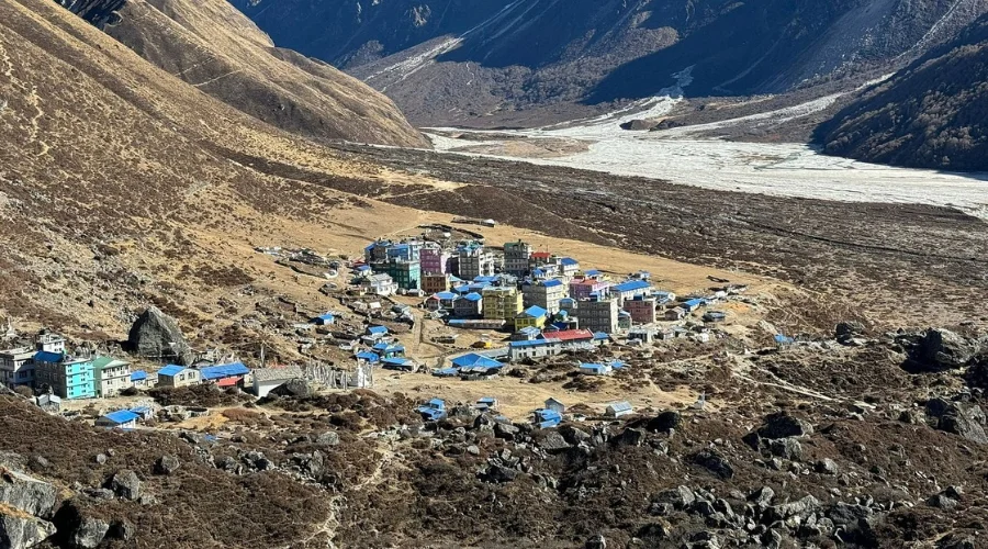 View during Langtang Yoga Trekking