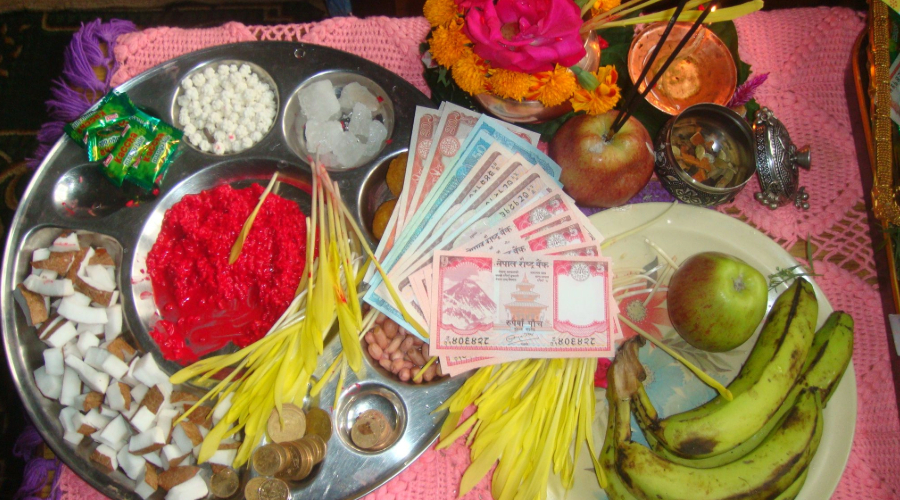 Dashain-Tika-and-Jamara