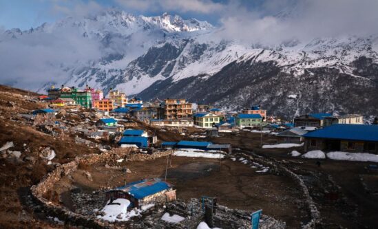 Langtang Valley before and after