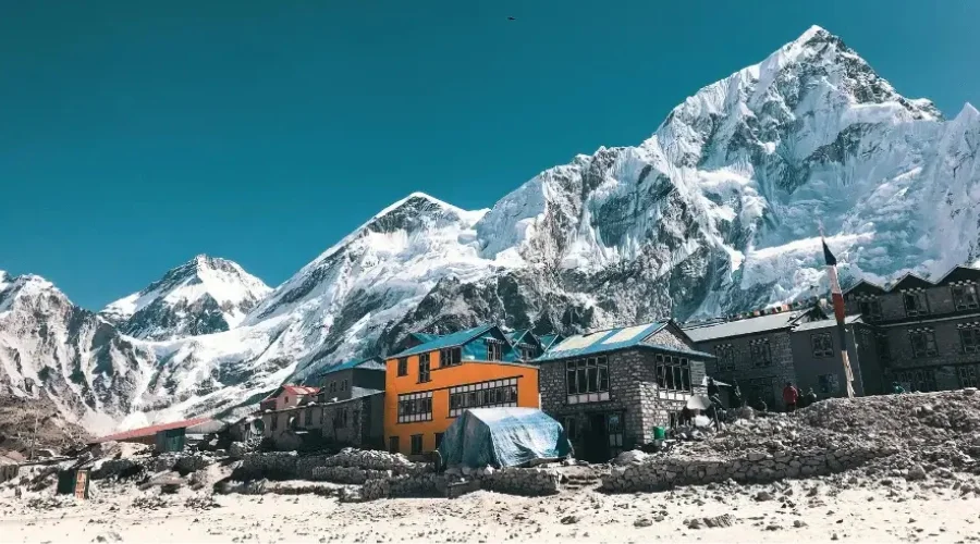 Teahouses in Lobuche, Everest region