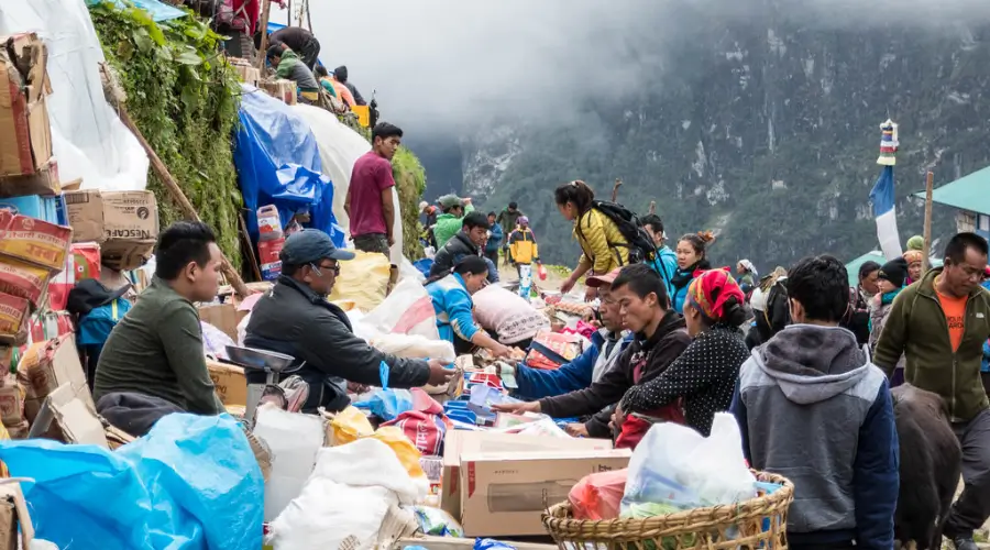 Namche Bazaar Saturday Market