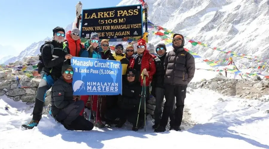 Himalayan Masters team for Manaslu Circuit Trek