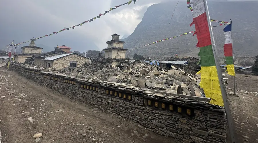 Mani Wall near Samagaon Village