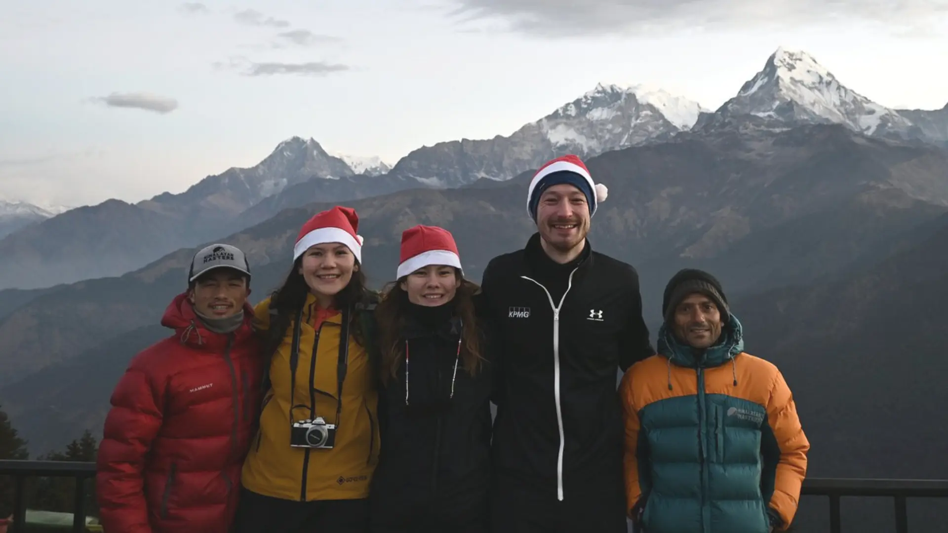 Himalayan Masters team and trekkers on the Annapurna Base Camp Trek