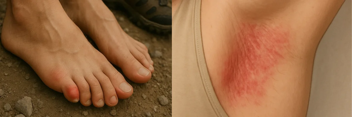 Blister and Chafing AI Generated Picture