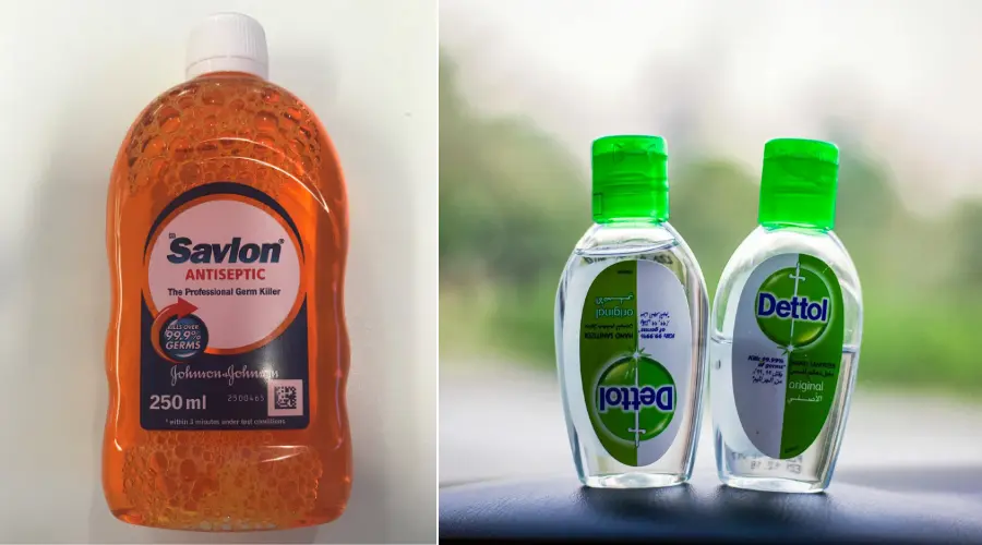 Dettol and Savlon to avoid leech