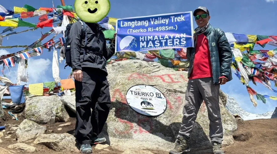 Himalayan Masters Team at Tserko Ri