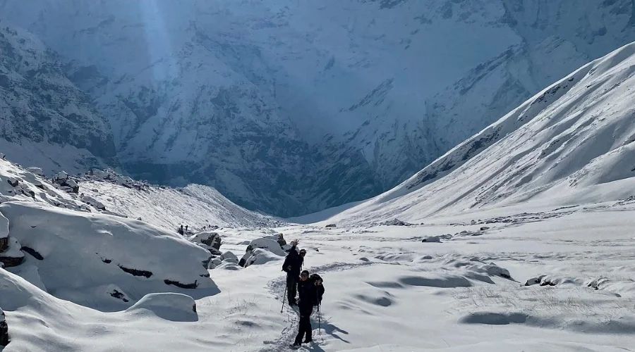 Annapurna Base Camp Trek in wintert