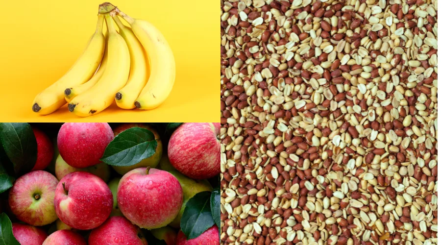Fuits and nuts best for short hikes
