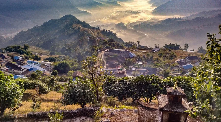 Lwang Ghalel Village