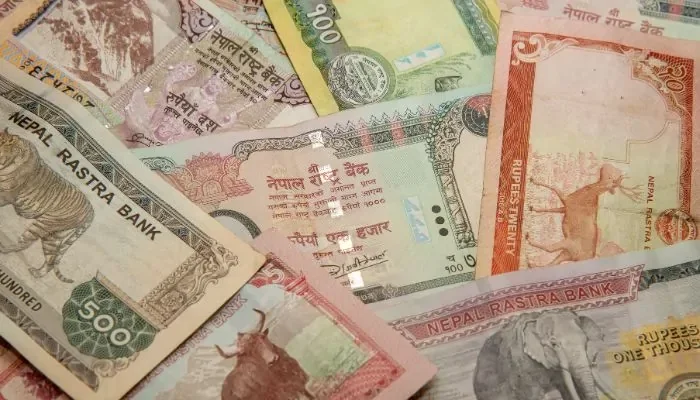 Money exchange in Kathmandu
